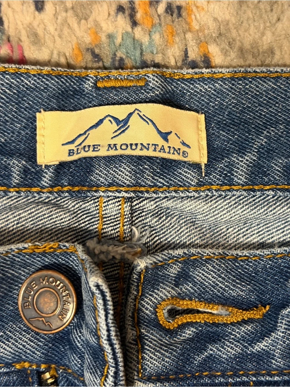 Blue Mountain Classic Straight-Leg Men’s Jeans - Blue